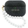 Etui Guess 4G Pearl Strap do AirPods Pro3 czarny