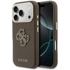 Etui Guess FW Resin Logo do iPhone 17    Pro Max brązowy