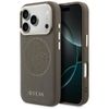 Etui Guess Perforated 4G MagSafe do      iPhone 17 Pro brązowy