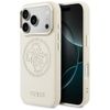 Etui Guess Perforated 4G MagSafe do      iPhone 17 Pro Max beżowy