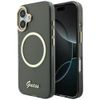 Etui Guess IML Script Metal MagSafe do   iPhone 17 czarny