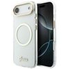 Etui Guess IML Script Metal MagSafe do   iPhone Air przezroczysty