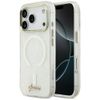 Etui Guess IML Shell Script Metal        MagSafe do iPhone 17 Pro Max biały
