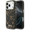 Etui Guess IML Script Metal MagSafe do   iPhone 17 Pro Max tortoise