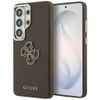 Etui Guess Grained Big 4G Metal Logo do Samsung Galaxy S26 Ultra brązowy