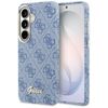 Etui Guess 4G Script MagSafe do Samsung  Galaxy S26 niebieski