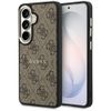 Etui Guess 4G Embossed Ring MagSafe do   Samsung Galaxy S26+ brązowy