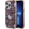 Hello Kitty HKHCP14LHDGPTP iPhone 14 Pro 6.1" różowy/pink hardcase IML Tags Graffiti