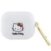 Hello Kitty HKAP3DKHSH Airpods Pro coverbiały/white Silicone 3D Kitty Head