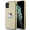 Hello Kitty HKHMN61PGHCKD iPhone 11 / Xr6.1" złoty/gold hardcase Leather Kitty Head MagSafe