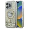 Hello Kitty HKHMP16LLGDIH iPhone 16 Pro  6.3" biały złoty/white gold hardcase Liquid Glitter Fever MagSafe