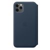 Etui Apple MY1P2ZM/A iPhone 11 Pro Maxotchłanny błękit/navy Leather Book