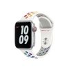 Pasek Apple Watch MYD62AM/A 42/44/45mmNike Sport Band Pride Edition biały/white