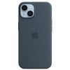 Etui Apple MPT53ZM/A iPhone 14 Plus / 15Plus 6.7" MagSafe niebieski/storm blue Silicone Case