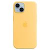 Etui Apple MPTD3ZM/A iPhone 14 Plus / 15Plus 6.7" MagSafe żółty/sunglow Silicone Case