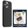 Zestaw Etui Pinit Dynamic + Emoji PiniPhone 14 Pro Max 6.7" czarny/black wzór 3