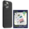 Zestaw Etui Pinit Dynamic + Sports PiniPhone 14 Pro Max 6.7" czarny/black wzór 3