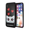Karl Lagerfeld KLHCPXVDCBK iPhone Xhard case black Valentine