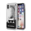 Karl Lagerfeld KLHCPXCHPEEBK iPhone Xblack/czarny hard case Liquid Glitter