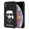 Karl Lagerfeld KLHCI65SLFKBK iPhone XsMax  hardcase czarny/black Silicone Iconic