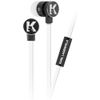 Karl Lagerfeld słuchawki KLEPWIWHbiało-czarny/white&black 3,5mm