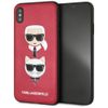 Karl Lagerfeld KLHCI65KICKCRE iPhone XsMax hardcase czerwony/red Karl & Choupette