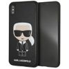 Karl Lagerfeld KLHCI65IKPUBK iPhone XsMax hardcase czarny/black Iconic Karl Embossed