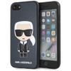 Karl Lagerfeld KLHCI8IKPUBL iPhone 7/8SE 2020 / SE 2022 hardcase niebieski/blue Iconic Karl Embossed