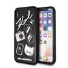 Karl Lagerfeld KLHCPXPIN iPhone X/Xshardcase czarny/black Pins