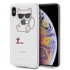 Karl Lagerfeld KLHCI65CFA iPhone Xs Maxhardcase transparent Choupette Fun