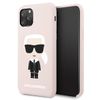 Karl Lagerfeld KLHCN58SLFKPI iPhone 11Pro hardcase jasnoróżowy/light pink Silicone Iconic