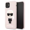 Karl Lagerfeld KLHCN61SLFKPI iPhone 116,1" / Xr hardcase jasnoróżowy/light pink Silicone Iconic