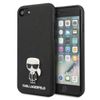 Karl Lagerfeld KLHCI8IKFBMBK iPhone 7/8SE 2020 / SE 2022 hardcase czarny/black Saffiano Ikonik Metal
