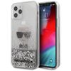 Karl Lagerfeld KLHCP12LGLIKSL iPhone12 Pro Max 6,7" srebrny/silver hardcase Ikonik Liquid Glitter