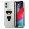 Karl Lagerfeld KLHCP12SPCUTRIKSL iPhone12 mini 5,4" srebrny/silver hardcase Glitter Ikonik Karl