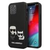 Karl Lagerfeld KLHCP12MPCUSKCBK iPhone12/12 Pro 6,1" czarny/black hardcase Ikonik Karl & Choupette