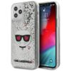 Karl Lagerfeld KLHCP12LLCGLSL iPhone12 Pro Max 6,7" srebrny/silver hardcase Liquid Glitter Choupette