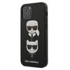 Karl Lagerfeld KLHCP12MSAKICKCBK iPhone12/12 Pro 6,1" czarny/black hardcase Saffiano Ikonik Karl&Choupette Head