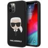 Karl Lagerfeld KLHCP12MSLKHBK iPhone 12/12 Pro 6,1" czarny/black hardcase Silicone Karl`s Head
