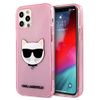 Karl Lagerfeld KLHCP12LCHTUGLP iPhone12 Pro Max 6,7" różowy/pink hardcase Glitter Choupette
