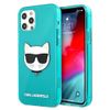 Karl Lagerfeld KLHCP12LCHTRB iPhone12 Pro Max 6,7" niebieski/blue hardcase Glitter Choupette Fluo