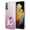 Karl Lagerfeld KLHCS21SCFNRCPI S21 G991hardcase różowy/pink Choupette Fun