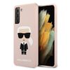 Karl Lagerfeld KLHCS21SSLFKPI S21 G991hardcase jasnoróżowy/pink Silicone Iconic