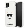 Karl Lagerfeld KLHCN61SLCHWH iPhone11 6,1" / Xr  hardcase biały/white Silicone Choupette