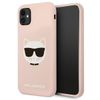 Karl Lagerfeld KLHCN61SLCHLP iPhone11 6,1" / Xr hardcase jasno różowy/light pink Silicone Choupette