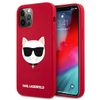 Karl Lagerfeld KLHCP12LSLCHRE iPhone12 Pro Max 6,7" hardcase czerwony/red Silicone Choupette
