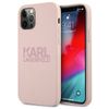 Karl Lagerfeld KLHCP12LSTKLTLP iPhone12 Pro Max 6,7" Silicone Stack Logo różowy/pink