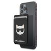 Karl Lagerfeld KLWMSCHSFBK Wallet CardSlot Saffiano Choupette Head MagSafe czarny/black