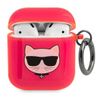Karl Lagerfeld KLA2UCHFP AirPods 1/2cover różowy/pink Choupette