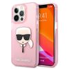 Karl Lagerfeld KLHCP13LKHTUGLP iPhone 13Pro / 13 6,1" różowy/pink hardcase Glitter Karl`s Head